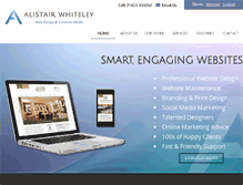 Tablet Screenshot of alistairwhiteley.co.uk